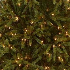 7.5 ft. Pre-Lit Jersey Fraser Fir Slim Tree with Clear Lights