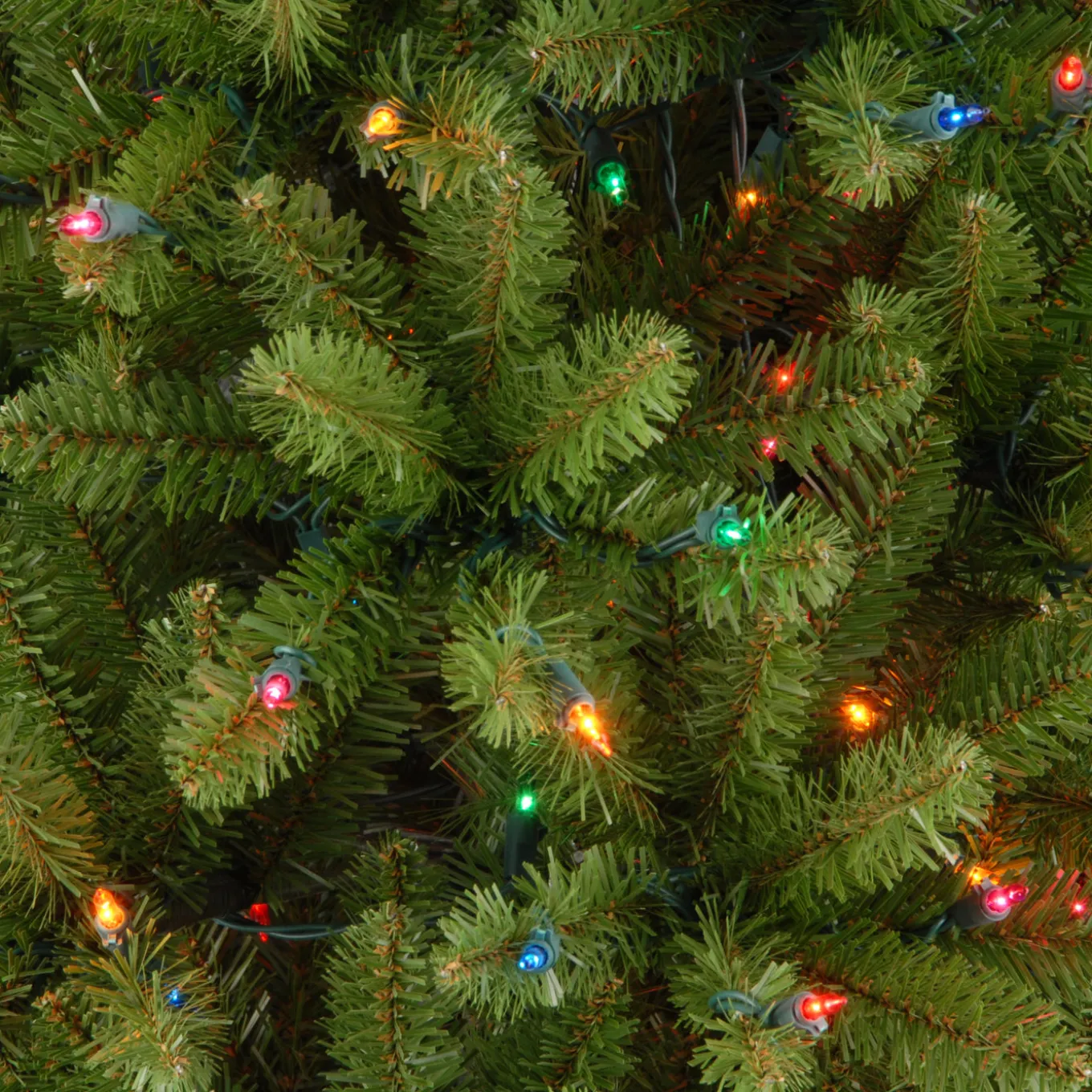 4.5 ft. Pre-Lit Kingswood Fir Pencil Tree with Multicolor Lights