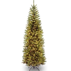 6 ft. Pre-Lit Kingswood Fir Pencil Tree with Clear Lights