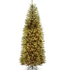 7.5 ft. Pre-Lit Kingswood Fir Slim Tree with PowerConnect Dual Color LED Lights