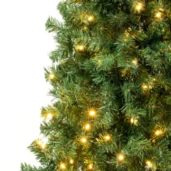 7.5 ft. Pre-Lit Linden Spruce Tree with Warm White LED Lights