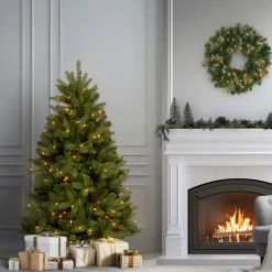 5 ft. Pre-Lit Newberry Spruce Tree with Dual Color LED Lights