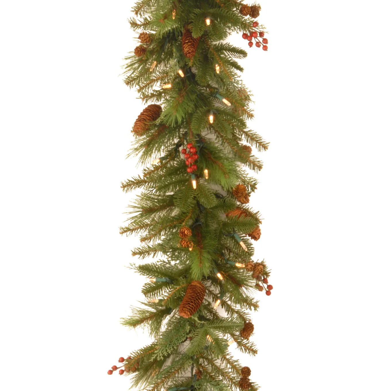 6 ft. Pre-Lit Noelle Garland with Warm White LED Lights