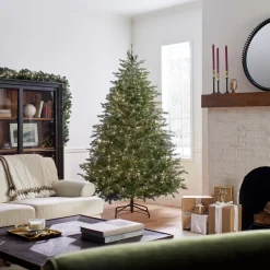 7.5 ft. Pre-Lit Nordic Spruce Medium Tree with Clear Lights