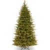 6.5 ft. Pre-Lit Nordic Spruce Slim Tree with Clear Lights