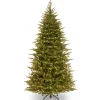 7.5 ft. Pre-Lit Nordic Spruce Slim Tree with Dual Color LED Lights