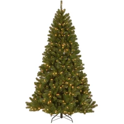 7.5 ft. Pre-Lit North Valley Spruce Tree with PowerConnect Light Parade LED Lights