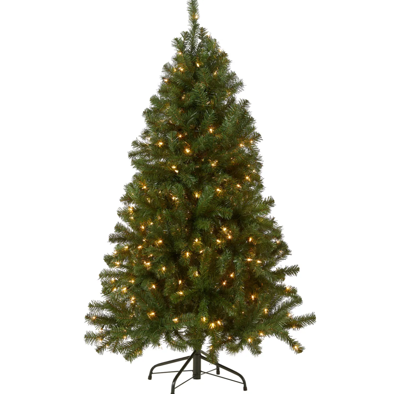 5 ft. Pre-Lit North Valley Spruce Tree with Clear Lights