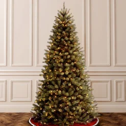 6.5 ft. Pre-Lit North Valley Spruce Tree with Clear Lights