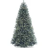 7.5 ft. Pre-Lit North Valley Spruce Blue Tree with Clear Lights