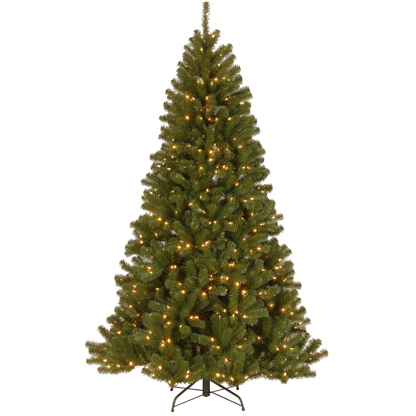 7.5 ft. Pre-Lit North Valley Spruce Tree with Clear Lights