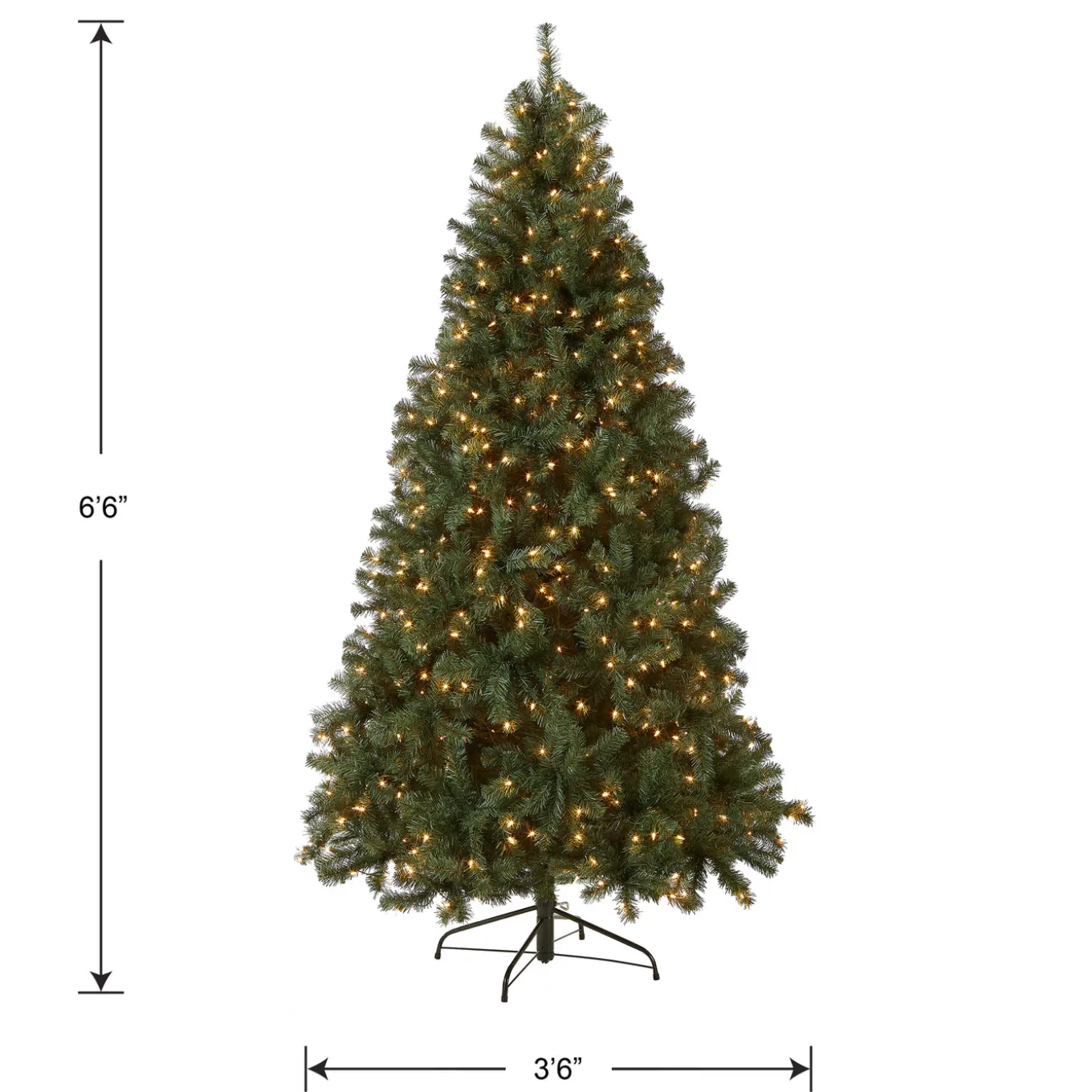 6.5 ft. Pre-Lit North Valley Spruce Blue Tree with Clear Lights