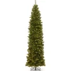 9 ft. Pre-Lit North Valley Spruce Pencil Slim Tree with Clear Lights