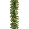 9 ft. Pre-Lit Norwood Fir Garland with LED Lights