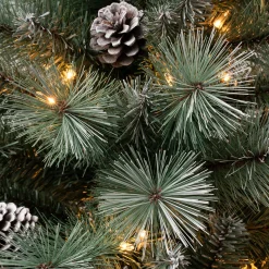 4.5 ft. Pre-Lit Perry Mixed Pine Tree with Clear Lights