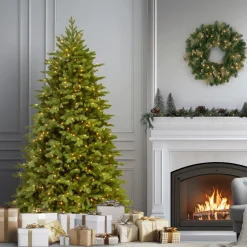 7.5 ft. Pre-Lit Princeton Fraser Fir Tree with PowerConnect and 800 Dual Color LED Lights