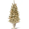4 ft. Pre-Lit Snowy Sheffield Spruce Tree with Twinkly LED Lights