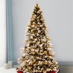 7.5 ft. Pre-Lit Snowy Westwood Pine Full Tree with Clear Lights