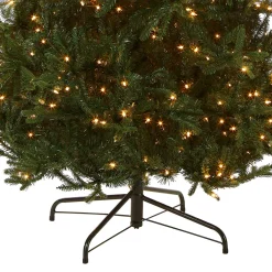 9 ft. Pre-Lit Tiffany Fir Slim Tree with Clear Lights - PE Branch Tips