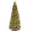 10 ft. Pre-Lit Tiffany Fir Slim Tree with Clear Lights