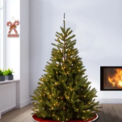 7.5 ft. Pre-Lit Topeka Spruce Tree with Clear Lights