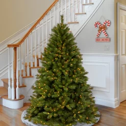 7.5 ft. Pre-Lit Winchester Pine Tree with Clear Lights