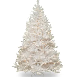 7 ft. Pre-Lit Winchester Pine White Tree with Clear Lights