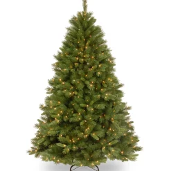 6.5 ft. Pre-Lit Winchester Pine Tree with Clear Lights