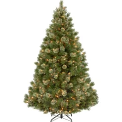 7.5 ft. Pre-Lit Wispy Willow Grande Medium Tree with Clear Lights