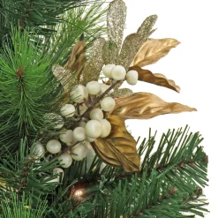 3 ft. Pre-Lit Yuletide Glam Tree with Warm White LED Lights