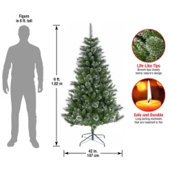 6 ft. Snowy Sierra Spruce Tree