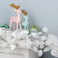 4 ft. Winter Frost White Garland