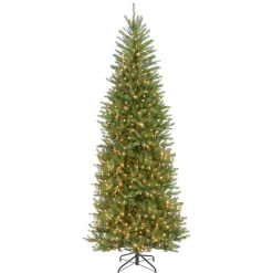 10 ft.Pre-Lit Dunhill Fir Slim Tree with Clear Lights