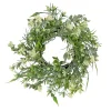 14 in. Spring Table Wreath with Mixed Foliage and Blossom