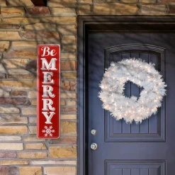 31 in. Be Merry Holiday Wall Sign