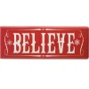 31 in. Believe Horizontal Holiday Wall Sign