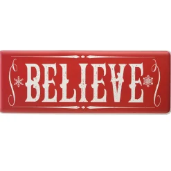 31 in. Believe Horizontal Holiday Wall Sign