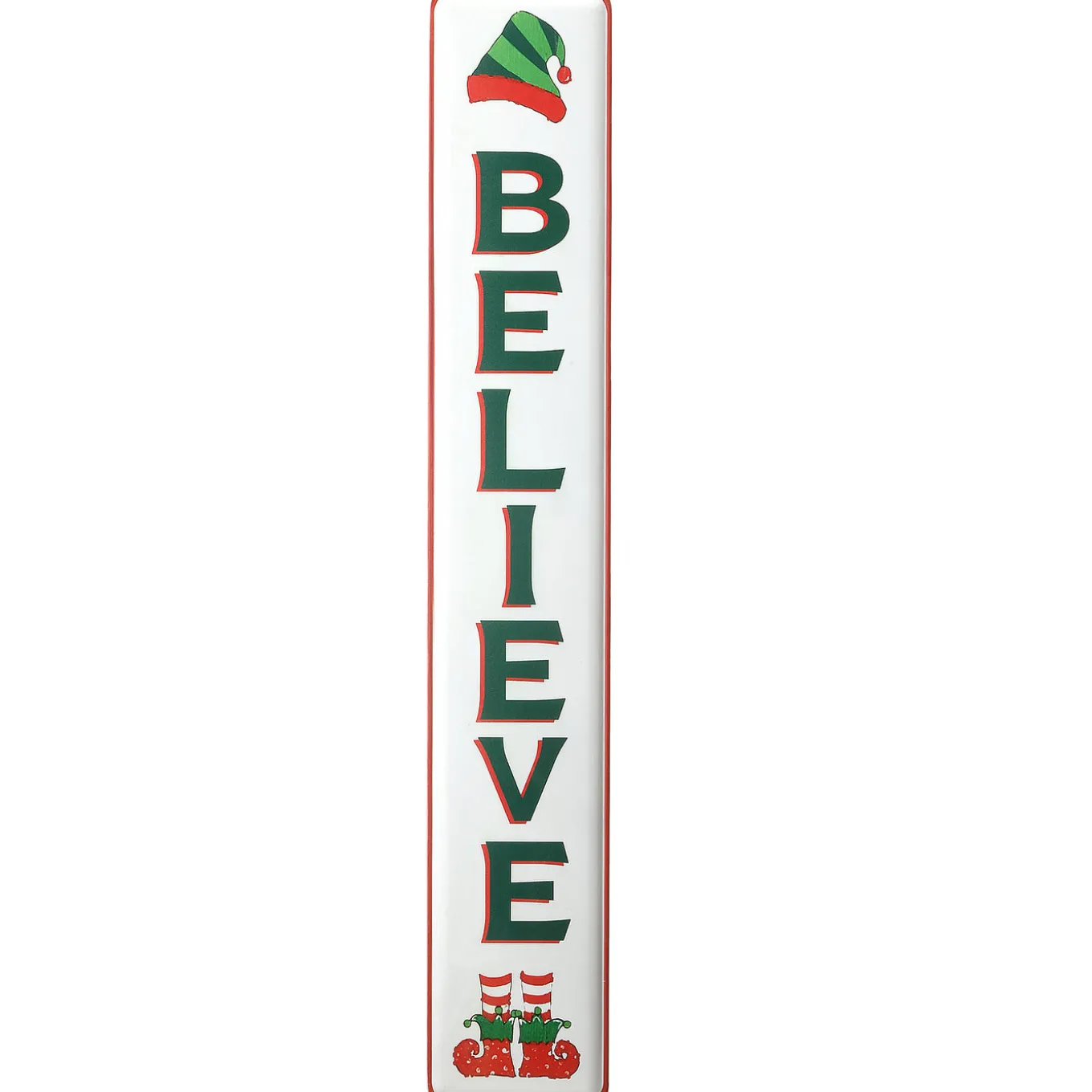 47 in. Believe Vertical Holiday Wall Sign