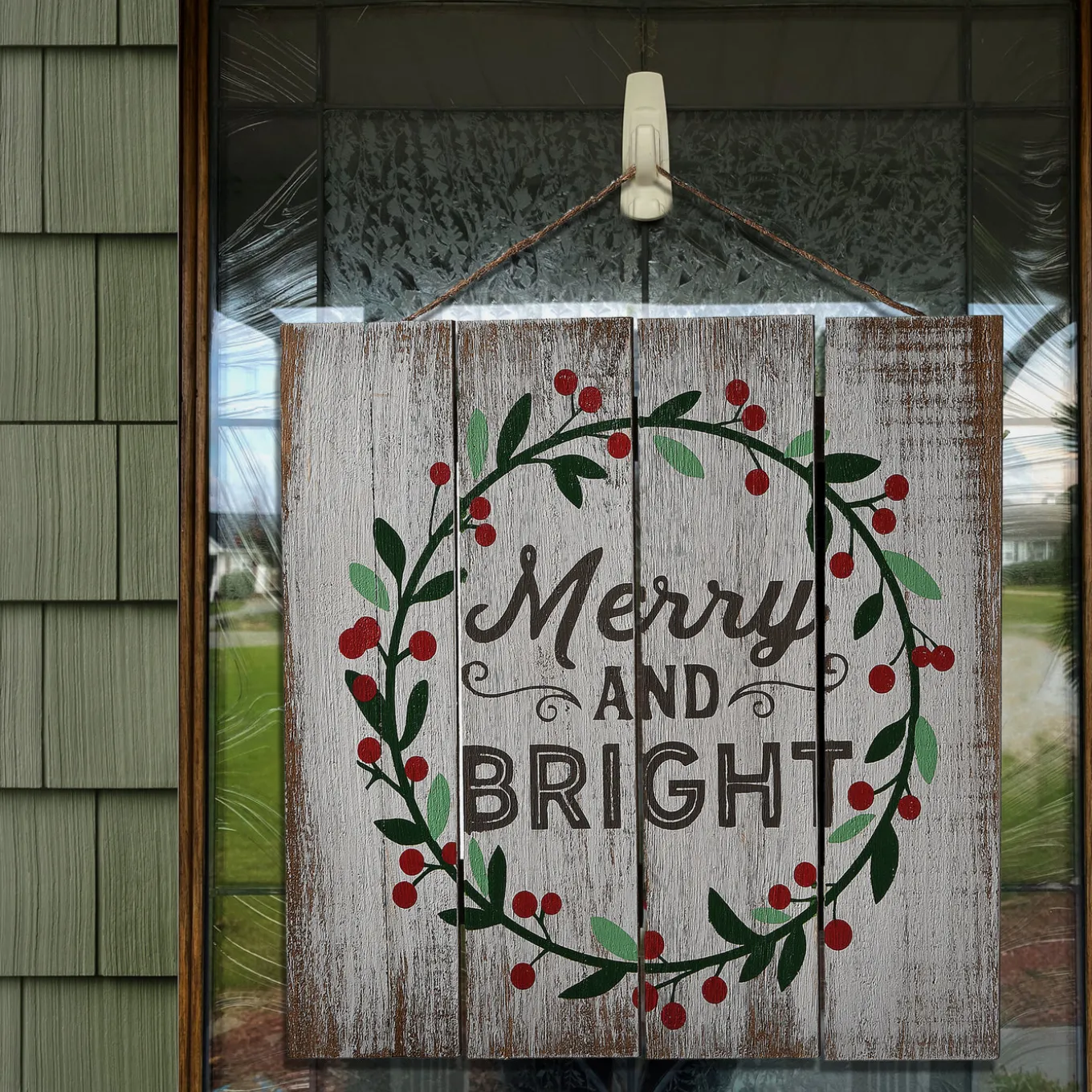 13 in. Christmas Holiday Wall Sign
