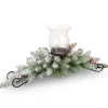 30 in. Dunhill Fir Centerpiece and Candle Holder