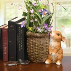 7 in. Easter Rabbit Flower Pot Decoration