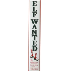 47 in. Elf Wanted Wall Sign