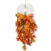 36 in. Fall Teardrop Wall Decoration with Berry Clusters, Maple Leaves