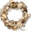 20 in. Fall Wreath with Pumpkins, Gourds, Pinecones, Berry Clusters, Ball Ornaments, Oak Leaves
