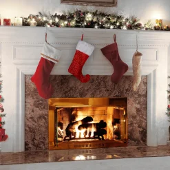 21 in. General Store Collection Jester Style Red Stocking