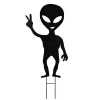 38 in. Halloween Alien Garden Stakes Outdoor Lawn Decoration