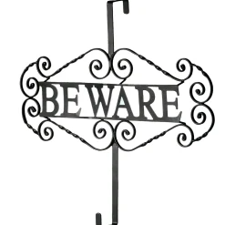 16 in. Halloween Beware Wreath Hanger
