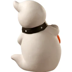 6 in. Halloween BOO Smiling Ghost Decoration with LED Lights