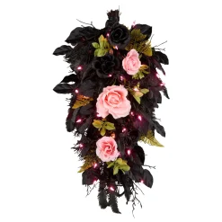 26 in. Halloween Cute and Creep Swag with LED Lights