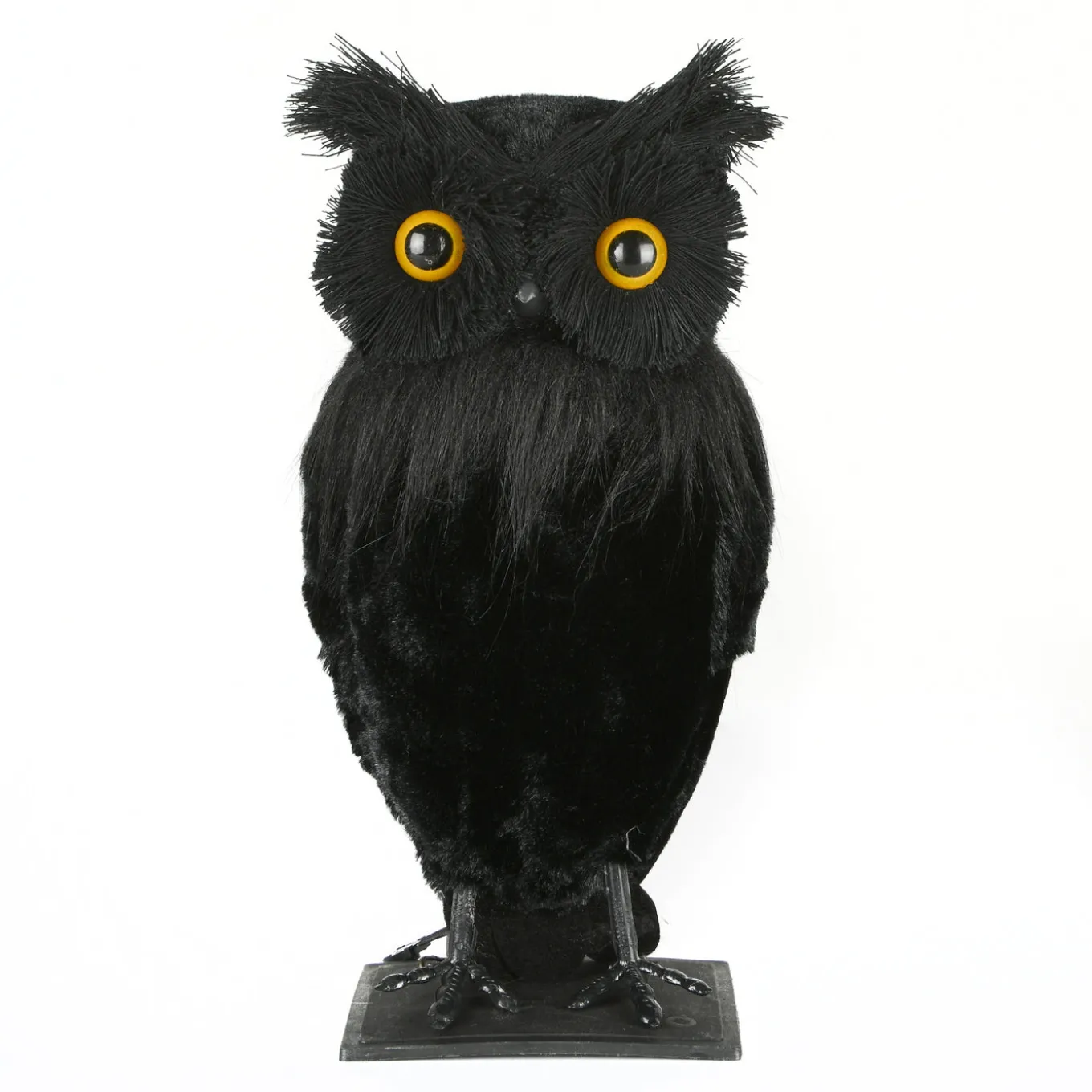 11 in. Halloween Lifelike Owl Tabletop Decoration